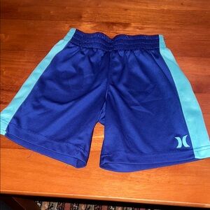 Hurley Blue and Aqua Athletic Shorts